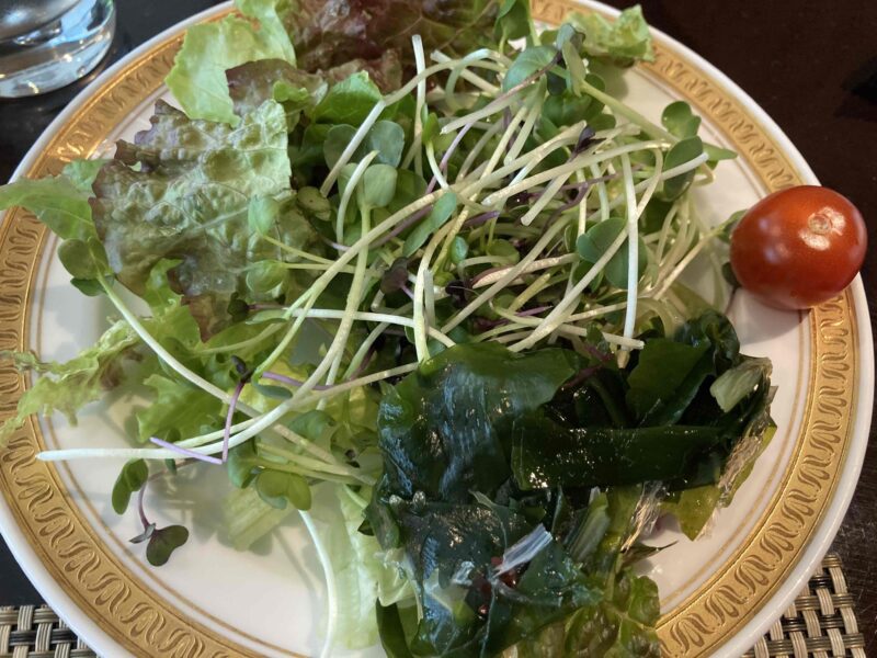 ＡＮＡインターコンチネンタル東京「カスケイドカフェ」の前菜のお皿1