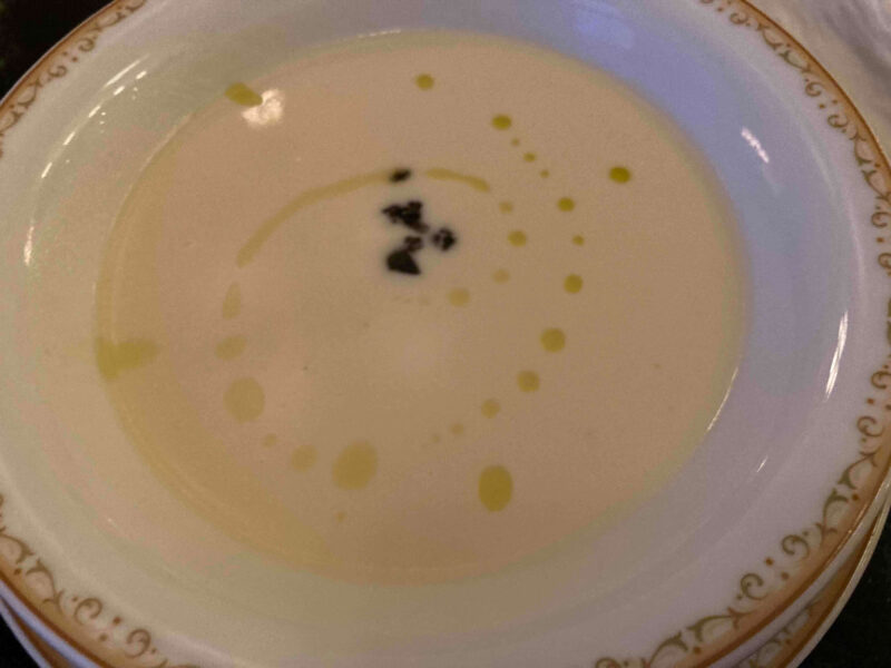 東京ディズニーランドホテル「ドリーマーズラウンジ」のスープ