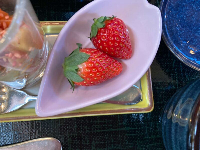 レストラン櫻の本日のおすすめメニューの苺