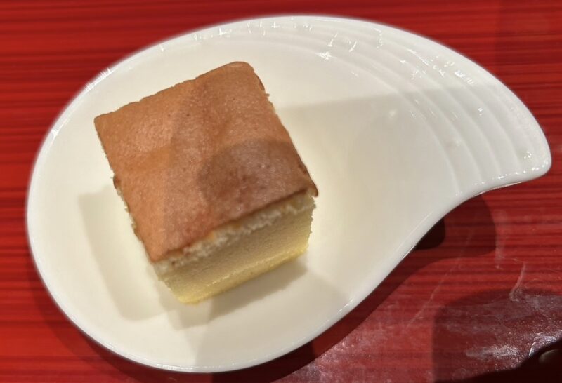 シルクロードガーデン「チャイニーズ・ティータイム」のオレンジ風味の台湾カステラ
