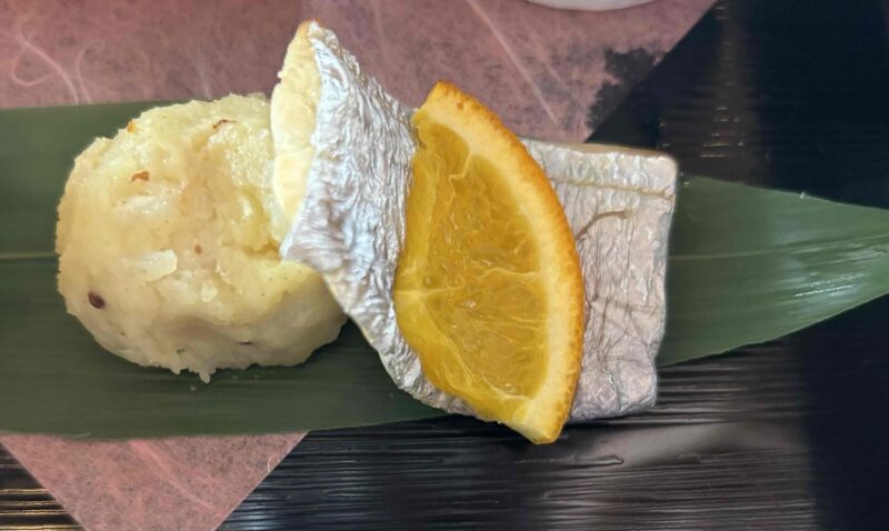 東京ディズニーシー「レストラン櫻」の「本日のおすすめ」太刀魚のオレンジ風味