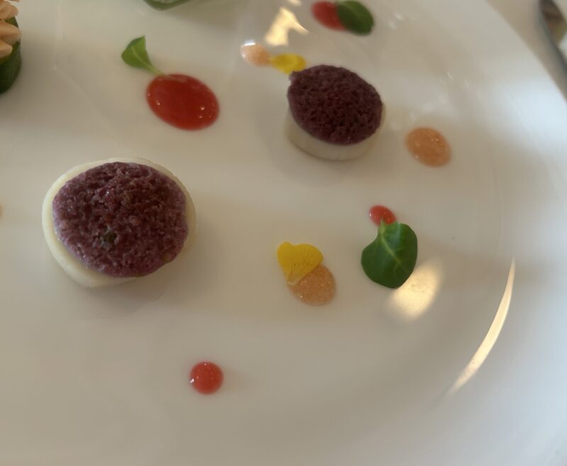 S.S.コロンビア・ダイニングルーム 「ディズニー・クリスマス スペシャルコース」アペタイザー盛り合わせ（ソース）