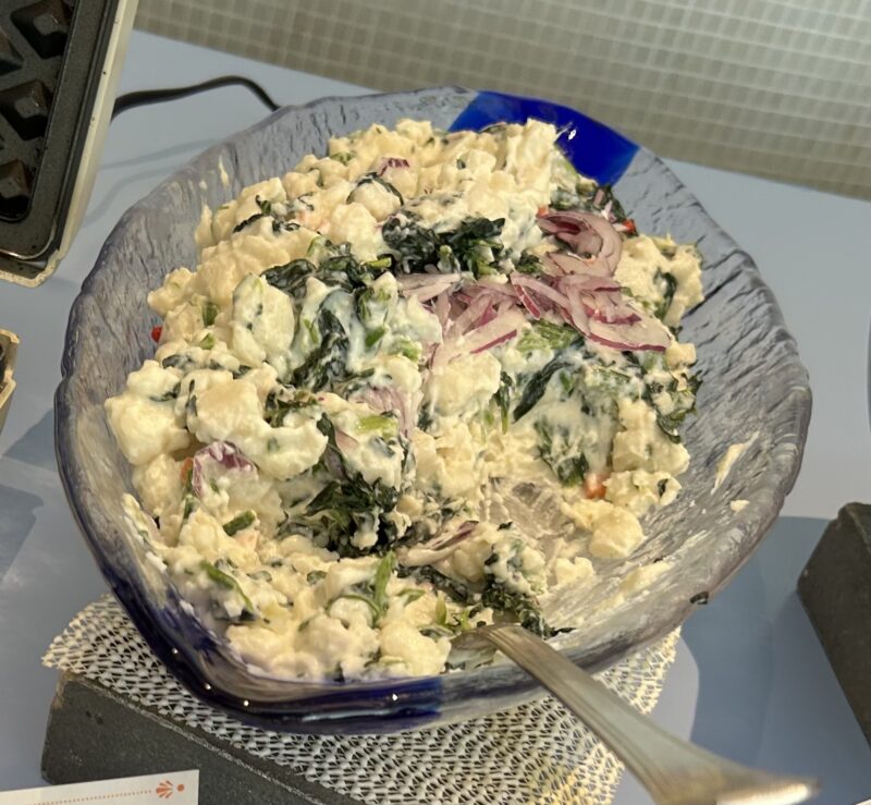 ヒルトン東京ベイ「ラウンジ・オー」「ハロウィーンスイーツビュッフェ マジカルパーティー〜秘密の謎解きスイーツ〜」"コルカノン"アイルランド風ポテトサラダ