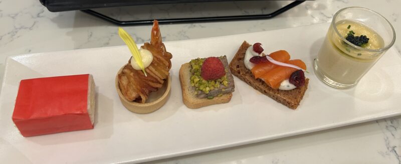 ANAインターコンチネンタルホテル「アトリウムラウンジ & ジュネヴァ ロビーバー」【Xmas2025】フェスティブアフタヌーンティー　セイボリー 5種類