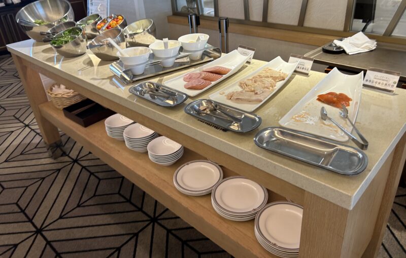 シェラトン・グランデ・トーキョーベイ・ホテルのシェラトンクラブ(クラブラウンジ)「朝食サービス」食事