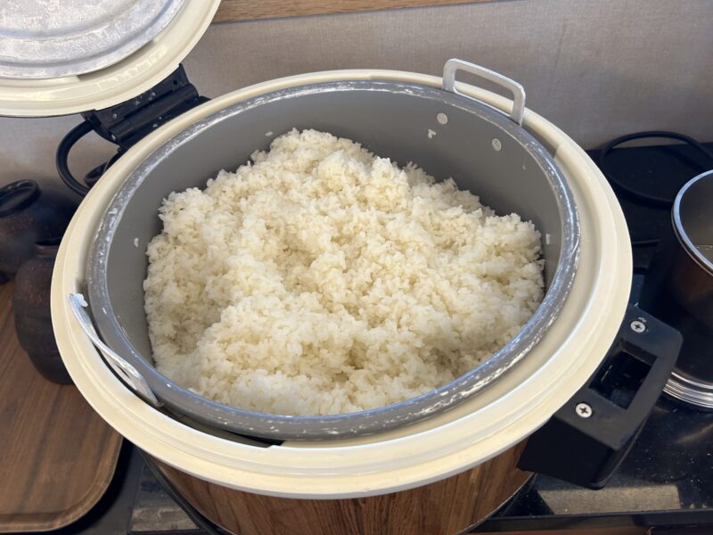 シェラトン・グランデ・トーキョーベイ・ホテルのシェラトンクラブ(クラブラウンジ)「朝食サービス」ご飯