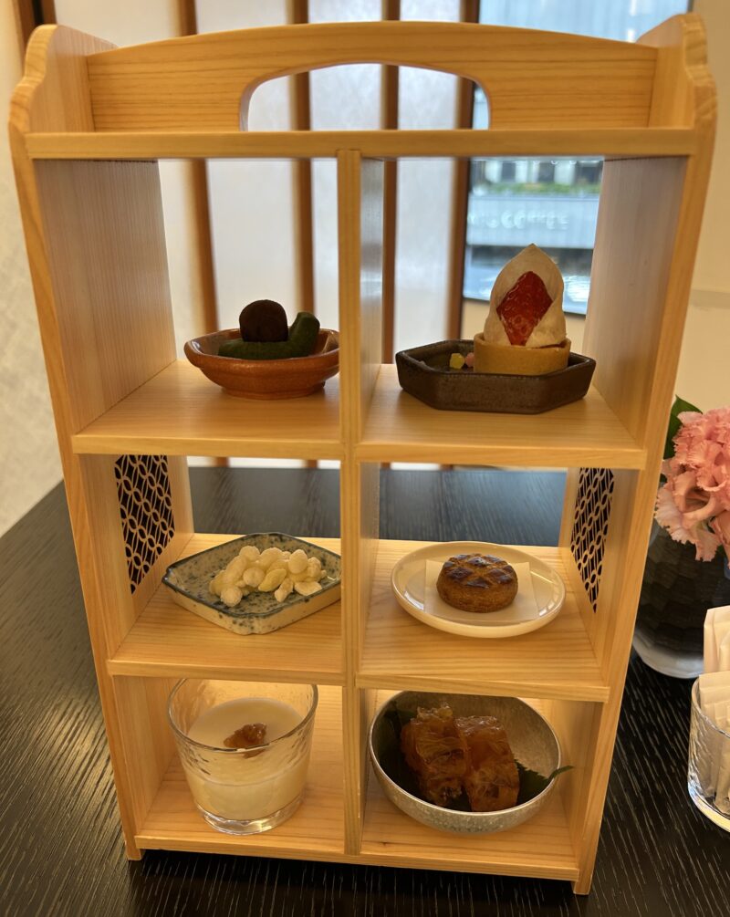 セルリアンタワー東急ホテル「日本料理「Japanese Cuisine 桜丘」のアフタヌーンティー デザートメニュー
