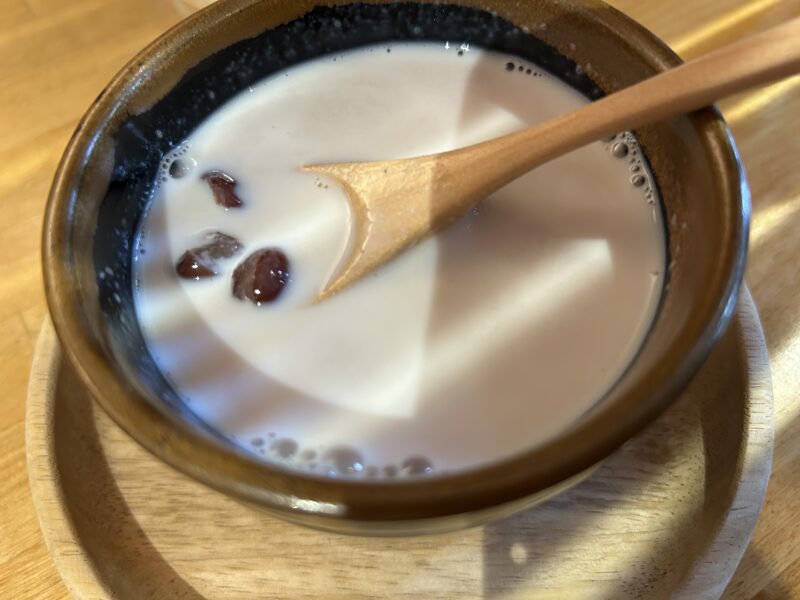 茶房松緒 アフタヌーンティー あずきラテ